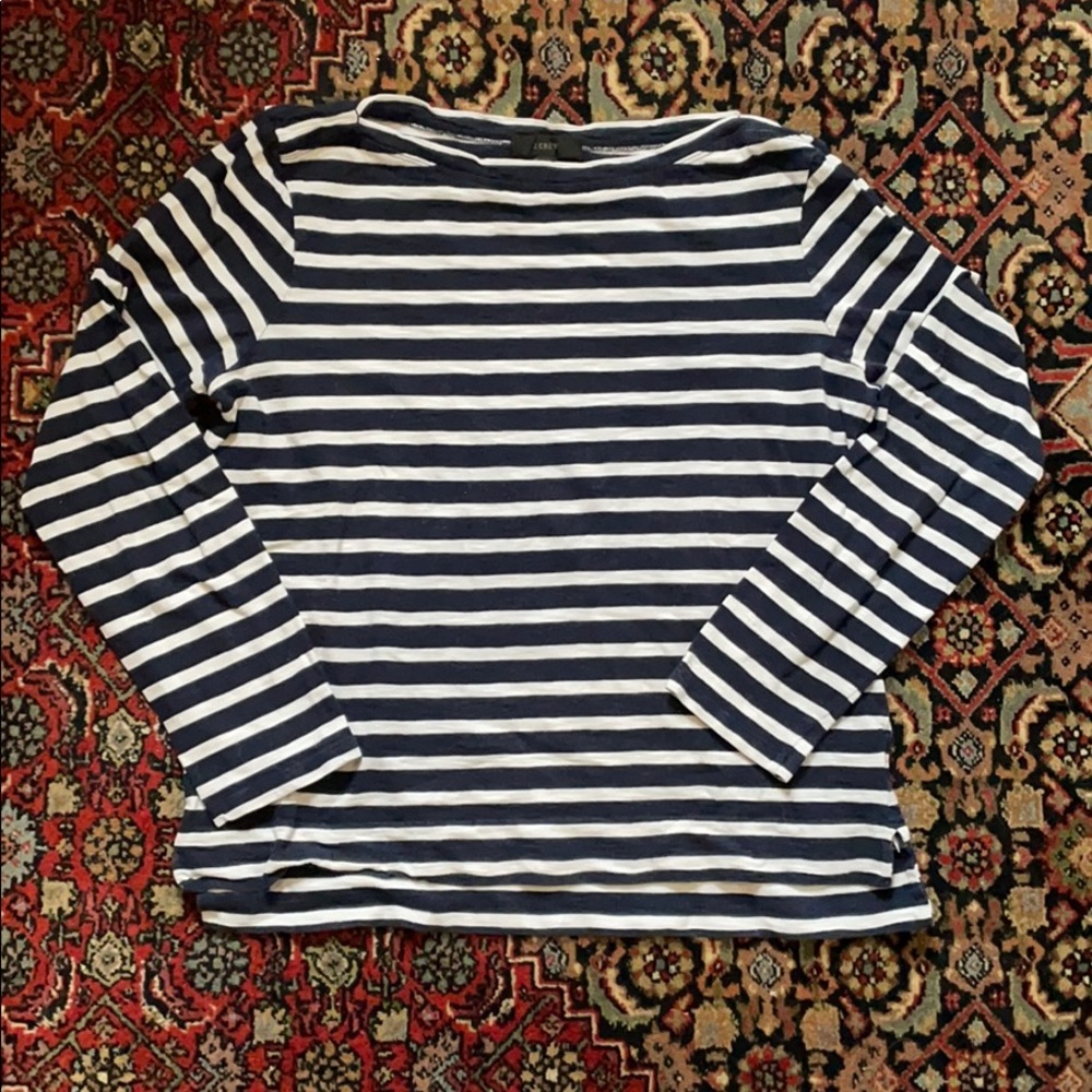 J.Crew Long Sleeve Stripe T-Shirt